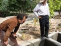 بازدید دکتر فاتح ریاست دانشگاه به اتفاق دکتر عرب امیری  و اعضای دفتر فنی دانشگاه از پردیس معدن آموزشی